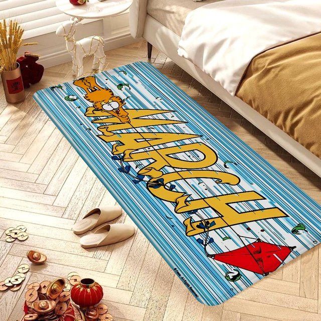 G-GARFIELDS Rutschfeste Badezimmermatte im INS-Stil für Schlafzimmer und Waschküche - Bild 1