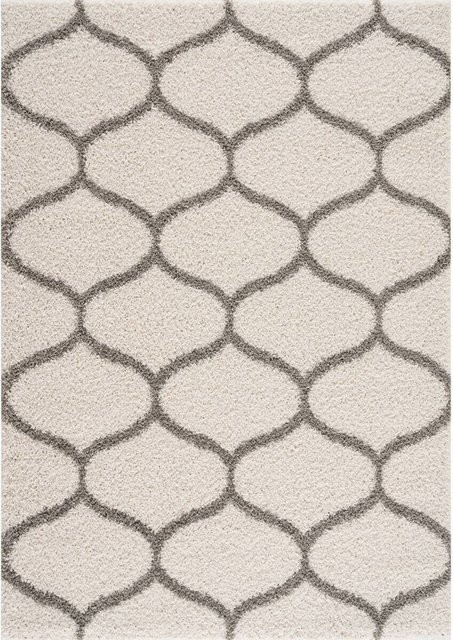 Sanat Hochflorteppich MADRID in Creme und Beige, modern, B/B: 160 x 230 cm - Bild 1