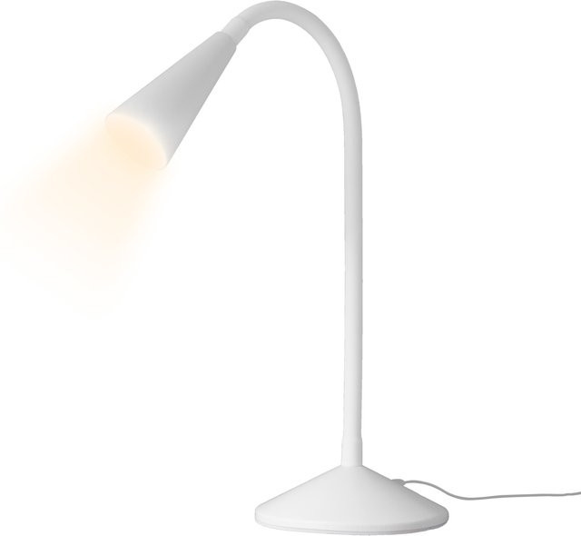 LIVARNO Tischleuchte FREYA, verstellbare LED-Tischlampe in Weiß für Schreibtisch und Lesen - Bild 1
