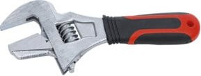 BGS Rollgabelschlüssel mit Kunststoff-Softgriff in Silber, Schlüsselweite max. 38 mm - Bild 1