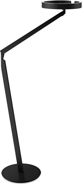 Occhio Gioia LED-Leseleuchte Bodenlampe in Schwarz matt mit höhenverstellbarem Körper und verstellbarer Lichtfarbe (2700K - 4000K) - Bild 1