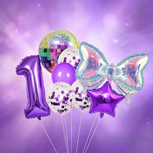 Potdemiel Zahlenballons 0-9 für Kinder Geburtstagsparty und Baby Shower Dekoration - Bild 1