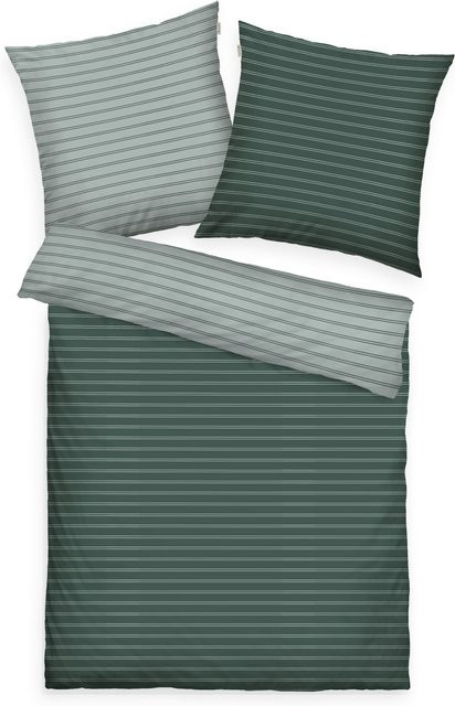 Tom Tailor Bettwäsche aus Mako-Satin in Grün - Bild 1