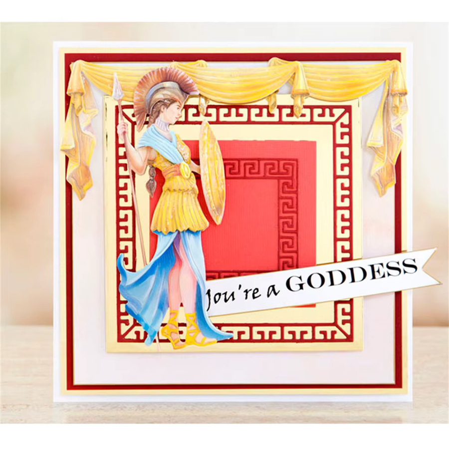 Metallschneidwerkzeuge Griechische Mythologie Charaktere zum Prägen und Stanzen für Scrapbooking und DIY-Bastelbedarf - Bild 2