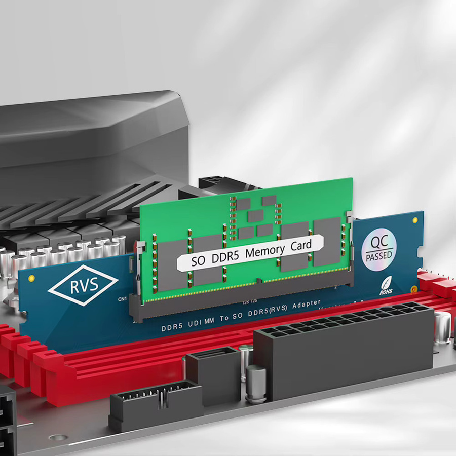 APWIKOGER DDR5 SO-DIMM zu DDR5 U-DIMM Adapter Karte für Laptop und Desktop RAM Speicher Upgrade in Grün oder Blau - Bild 5