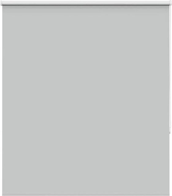 vidaXL Verdunkelungsrollo Hellgrau aus Polyester mit Thermofunktion, B: 135 cm, H: 130 cm - Bild 1