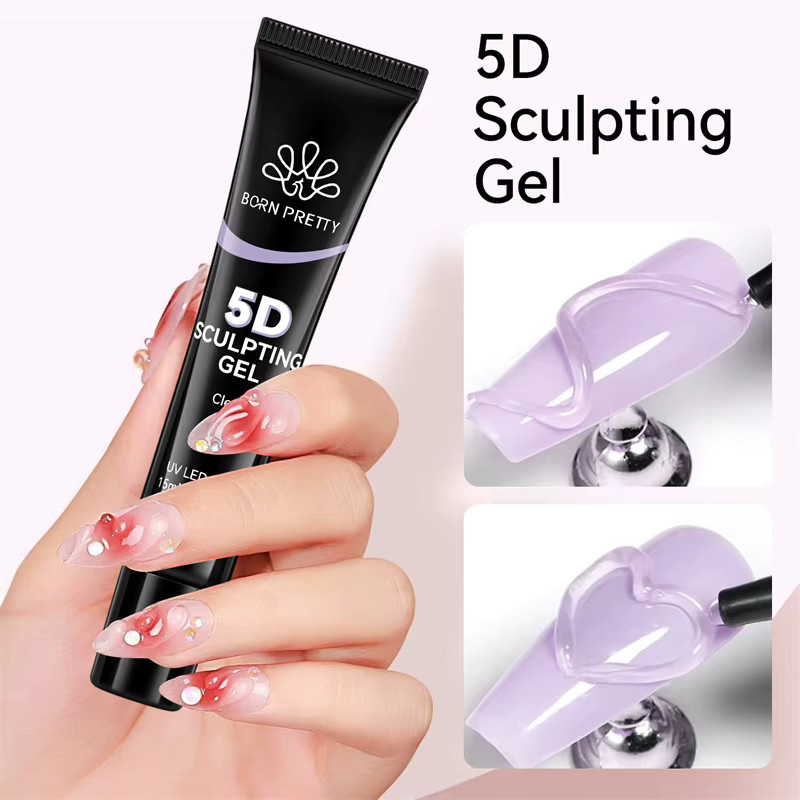 BORN PRETTY Sculpting Gel, Clear, 15 ml - Bild 3