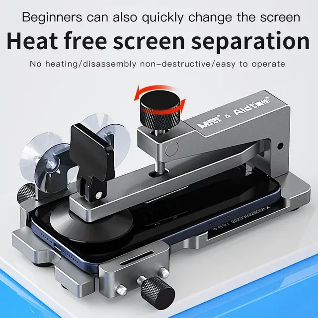 MaAnt QP-2 Universal Telefon Bildschirm Separator Leuchte Multifunktions-Heizung in Silber zum Entfernen und Zerlegen von Telefon-Rückabdeckungen - Bild 1