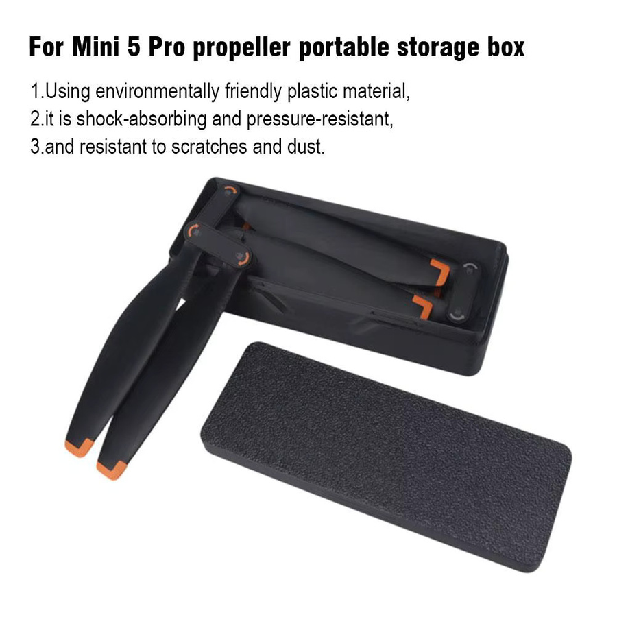 Tragbare und wasserdichte Aufbewahrungsbox für Mini 5Pro Propeller in Grau - Bild 3