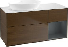 V&B Waschtischunterschrank Finion in Weiß lackiert, Breite: 120 cm, Tiefe: 50,1 cm, Höhe: 50,1 cm - Bild 1