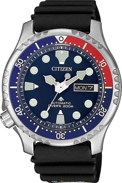 Citizen Armbanduhr Promaster, Automatik, Edelstahl, Blau, 42 mm, Herren - Bild 1