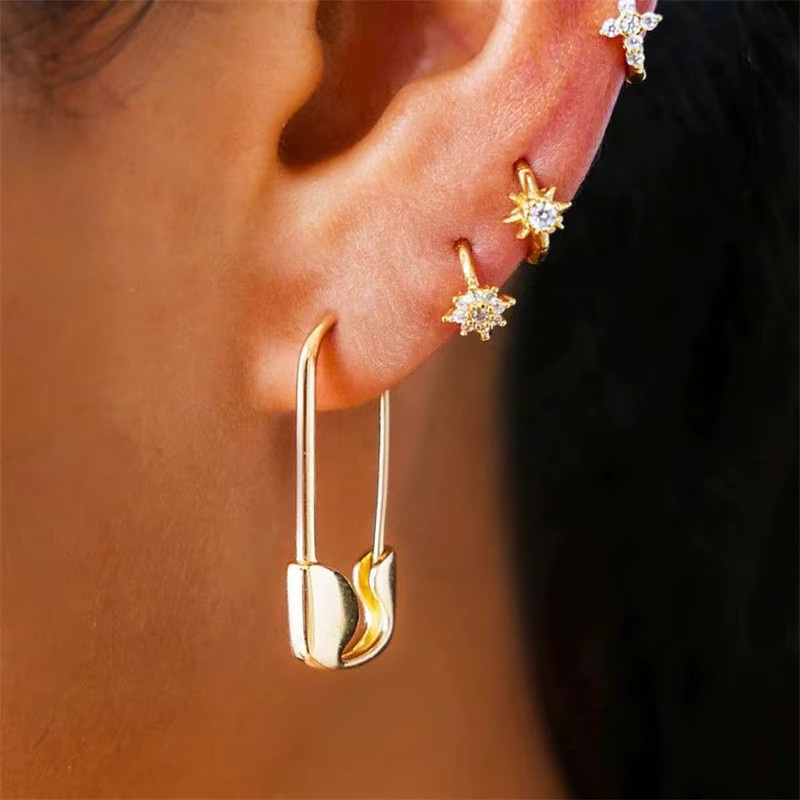 Erpels Hebelohrringe, vergoldet, Damen - Bild 2