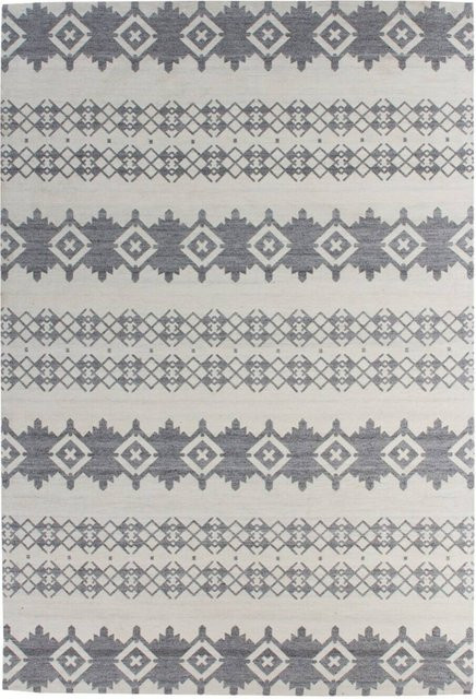 Kayoom Kurzflorteppich Mirage 410 Grau/Elfenbein B/L: 80 x 150 cm - Bild 1