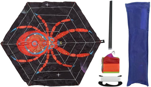 DIYelecs Spinnen-Drachen Outdoor Spielzeug Red - Bild 1