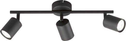 Fischer & Honsel LED-Deckenleuchte Vano 3-flammig Schwarz Metall B/H/T: 42 x 14 x 8 cm - Bild 1