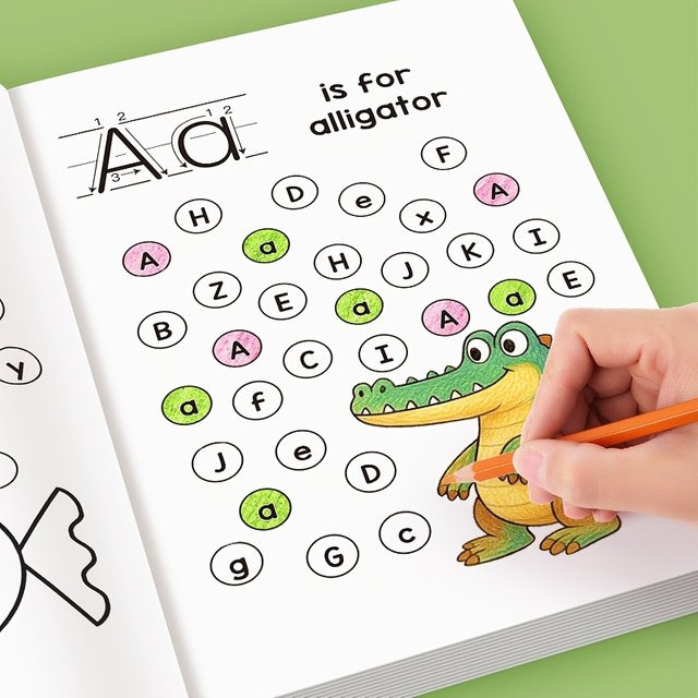 Yligoode Schreibübungsbuch für Kinder mit 32 Seiten zum Schreibenlernen und Stiftkontroll-Training, Mehrfarbig - Bild 1