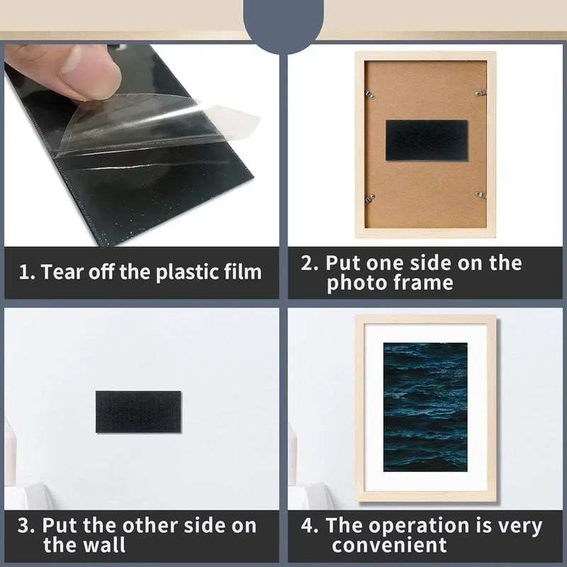 Doppelseitiges Klebeband in Schwarz für Kabel-Organizer und DIY-Teppichbefestigungen - Bild 4