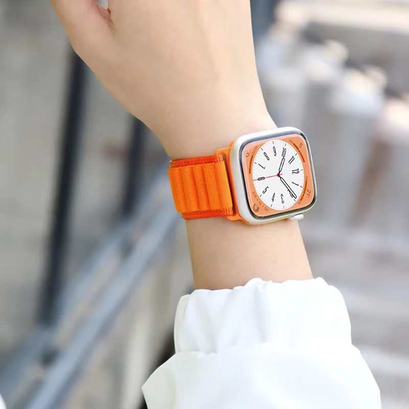 Alpine Loop Armband für Apple Watch, Titan, Textil/NATO, Bunt, Unisex - Bild 2