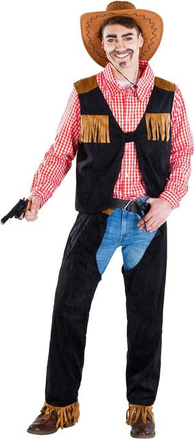 tectake Herrenkostüm Cowboy Matthew, Western, Bunt / Mehrfarbig - Bild 1