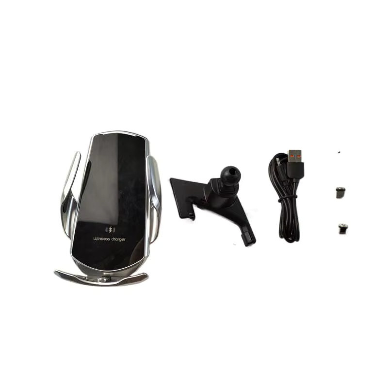 Kabellose 15W Schnellladegerät Auto-Halterung mit automatischer Klemmung für Ford Kuga (2014-2018), Schwarz - Bild 2