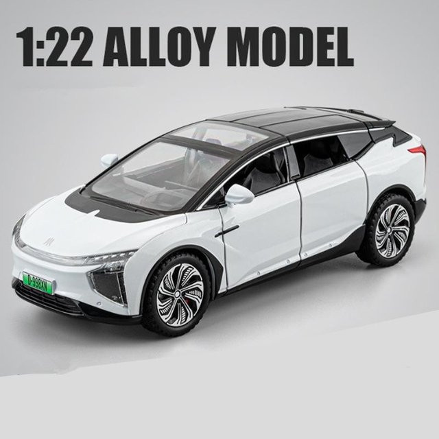 Linyi toy car Hiphi X SUV Elektroauto Modell, 1:24, Metall, mit Licht und Sound, ab 18 Jahren - Bild 1