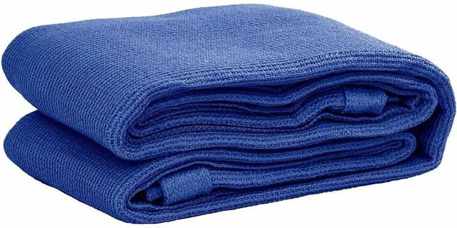 vidaXL Zeltteppich aus Polyethylen in Blau, B/T: 250 x 350 cm - Bild 1