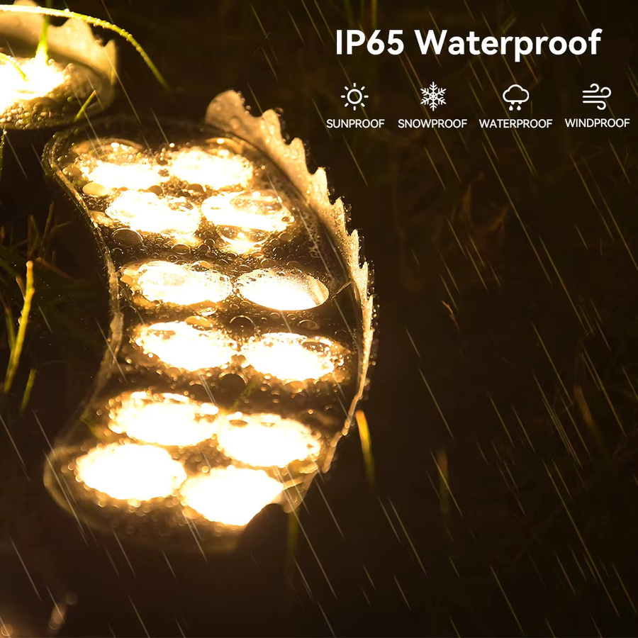 Burhui Outdoor LED Baum Umarmung Lichter IP65 Wasserdicht Nacht Projektion Spot Licht für Garten und Park in Schwarz oder Weiß - Bild 3