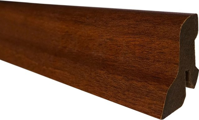 Döllken Profiles MDF-Sockelleiste Classic in Nussbaum, Höhe: 40 mm, Tiefe: 22 mm, Länge: 2400 mm - Bild 1