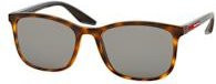 Prada Linea Rossa PS A08S Sonnenbrille, quadratisch, Herren, Vollrand, grau, braun - Bild 1