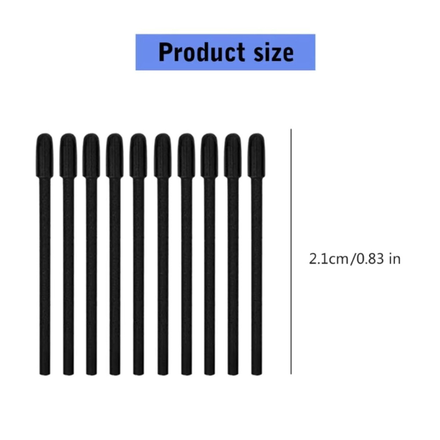 Wacom Ersatz-Zeichentablett-Spitzen Set in Schwarz mit Clip-Stift-Nachfüllungen aus POM für Pro Pen 3, PTK470, 670, 870, DTH135, 172 und 271 - Bild 4