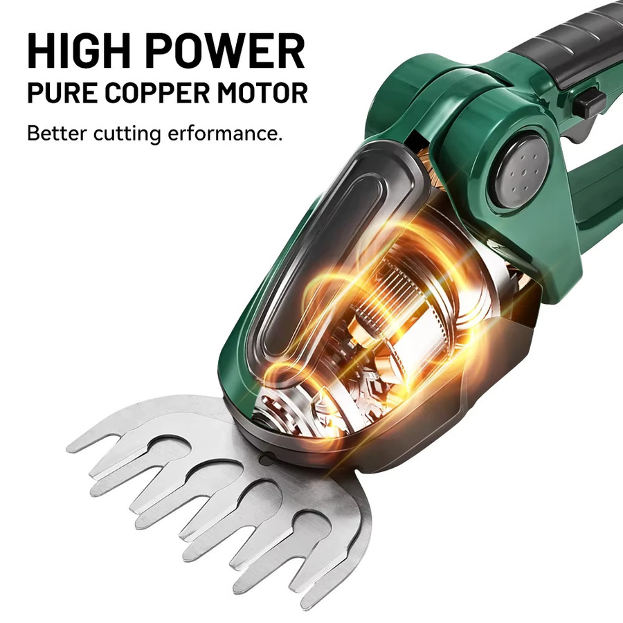 2-in-1 Elektrischer Trimmer und Heckenschere für Makita LXT Akkus, kabelloses Elektrowerkzeug in Grün - Bild 2