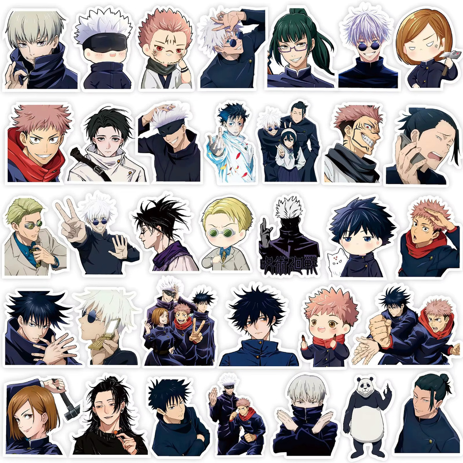 Bandai Jujutsu Kaisen Aufkleber, Bunt / Mehrfarbig - Bild 4