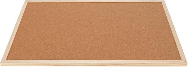 Painter Kork-Pinnwand mit Holzrahmen in Braun, B: 60 cm, H: 40 cm - Bild 1