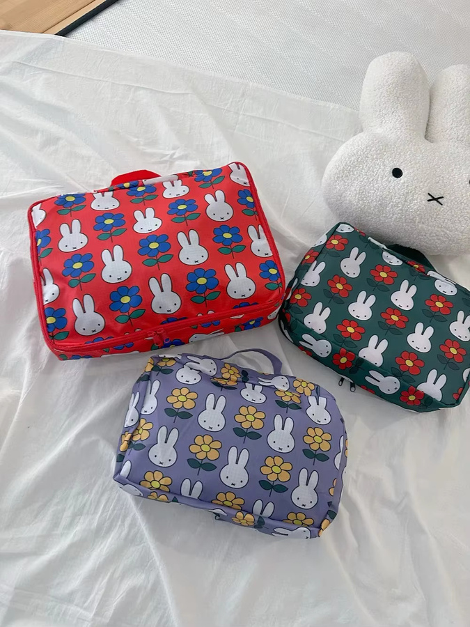 Miffy Dreiteiliges faltbares Aufbewahrungstaschen-Set für Kleidung und Schuhe in Multicolour - Bild 4