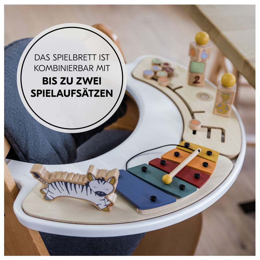 Hauck Play Tray Spiel Music, Xylophon Zebra, Holz, ab 1 Jahr - Bild 4