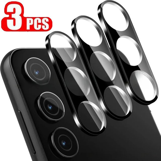 3er-Set 3D Vollabdeckung Objektivschutz aus HD-Glas für Samsung Galaxy A17 A56 A36 A16 A55 A35 A15 A54 A34 A14 in Transparent - Bild 1