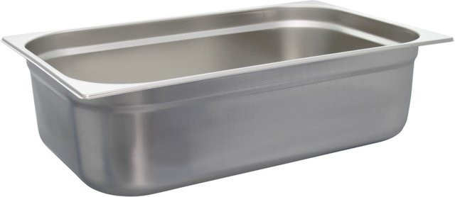 Schneider GN 1/1 Gastronormbehälter aus Edelstahl, Silber, Volumen: 20 l, Höhe: 15 cm - Bild 1