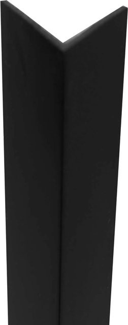 Arcansas Winkelprofil ungleichschenklig aus PVC in Schwarz, Länge: 1000 mm, Breite: 15 mm - Bild 1