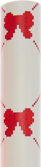 Rico Design Geschenkpapier Pixel Schleifen in Creme/Beige - Bild 1