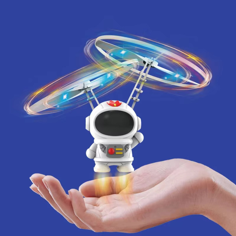 CONUSEA Fliegender Roboter Astronaut, UFO-Drohne, Weltraum, leuchtend - Bild 4