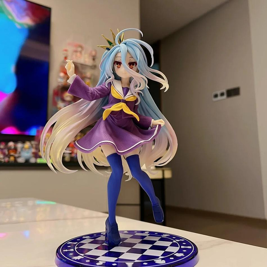 Yiran toy 1 No Game No Life Shiro PVC Figur Actionfiguren Weiß - Bild 4