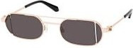 Off-White OERI14H Sonnenbrille, Vollrand, Metall, rectangular, Unisex, gold, grey - Bild 1