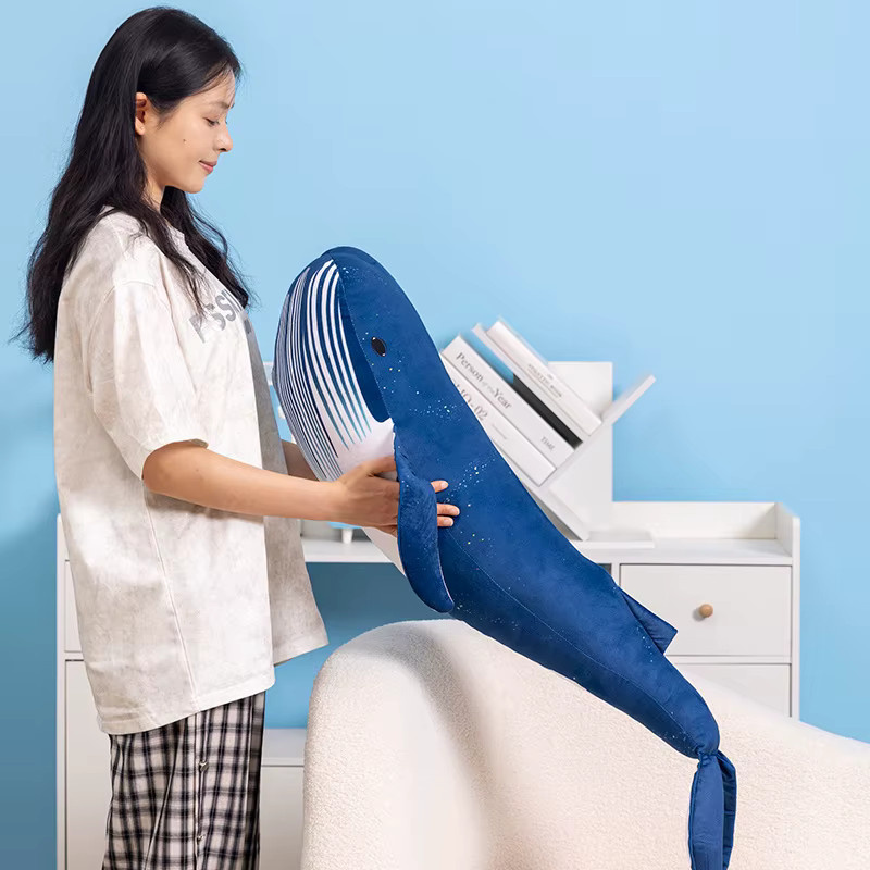 Blauer Wal Plüschkissen, Meerestiere, Plüschtiere - Bild 4