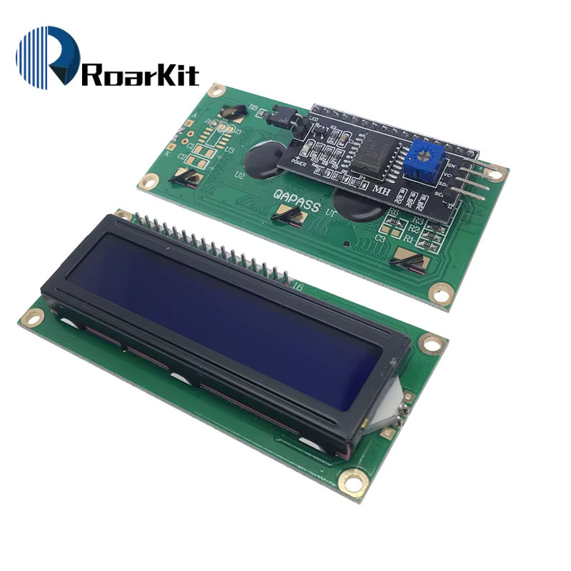 Roarkit LCD-Modul 1602 mit I2C-Schnittstelle und gelb-grünem Bildschirm für Arduino UNO R3 Mega2560 DIY KIT - Bild 2