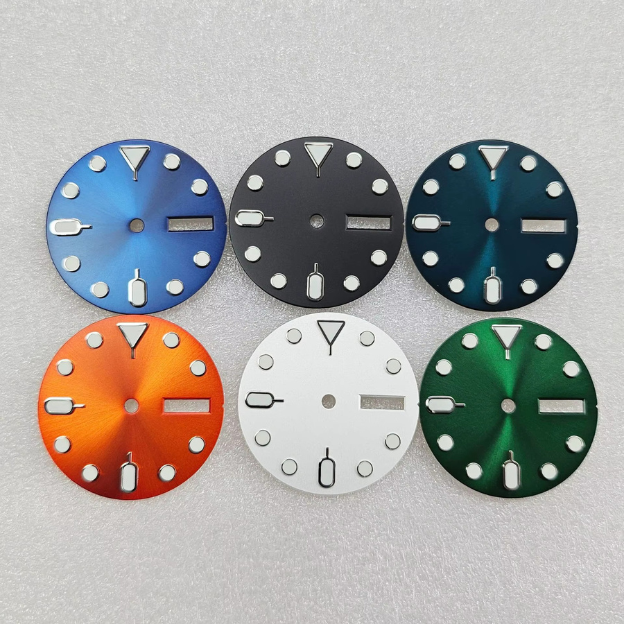 Uhrenzifferblatt CHIICSMART, 28,5 mm, grün, Dual-Kalender, Herren - Bild 2