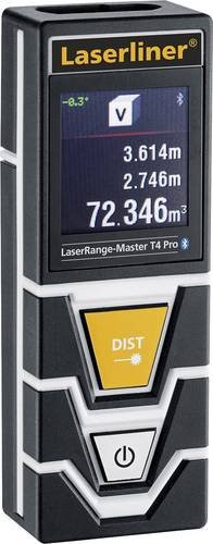 Laserliner LaserRange-Master T4 Pro Laser-Entfernungsmesser mit Bluetooth, 40 m Messabstand, Schwarz-Orange-Weiß - Bild 1