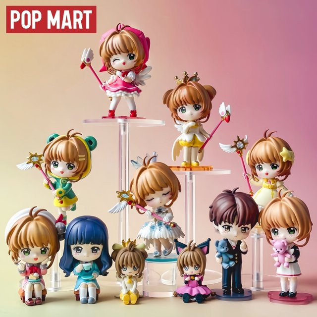 Popmart Magie Karte Mädchen Sakura, Blind Box, Transparent - Bild 1