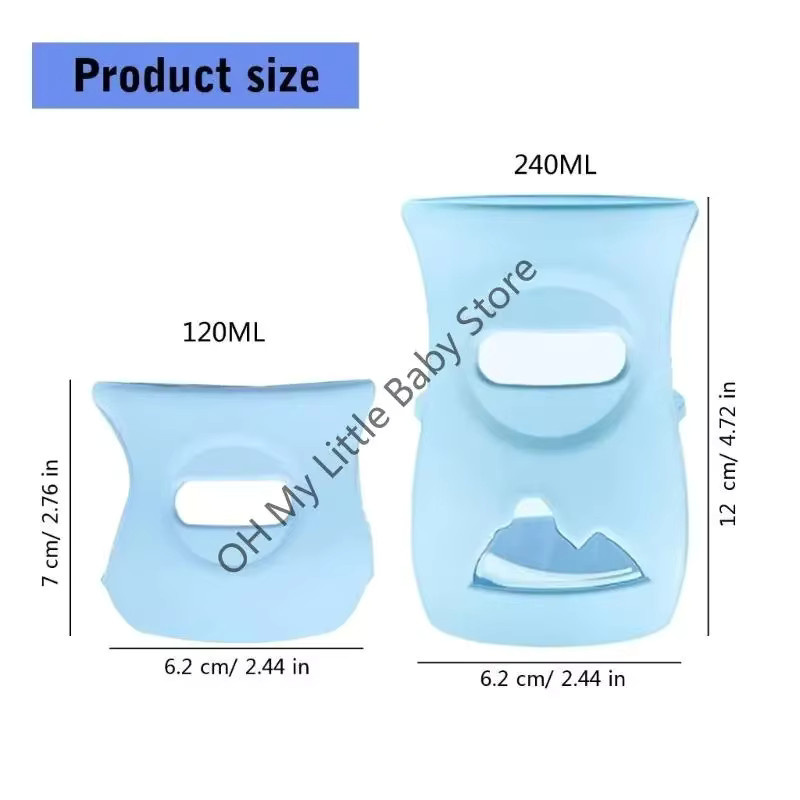 Philips Avent Silikon-Flaschenhüllen für Natural Glas-Babyflaschen, Farbe: Weiß - Bild 3
