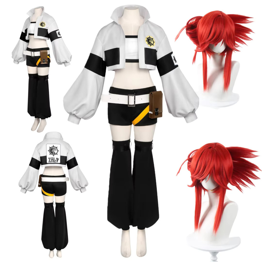 Gachiakuta Riyo Cosplay Kostüm mit Perücke, Komplett-Outfit - Bild 2