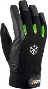 Ejendals Tegera 517 Kälteschutzhandschuhe aus Leder in Schwarz, Größe 8 - Bild 1